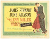 5y059 GLENN MILLER STORY TC '54 James Stewart in the title role, June Allyson!