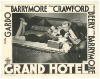 5y450 GRAND HOTEL LC #3 R50s great image of sexy Joan Crawford on bed w/Wallace Beery!
