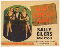 5y066 HAT CHECK GIRL TC '32 close up of Sally Eilers, Ben Lyon & sexy young Ginger Rogers!