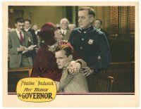 5y474 HER HONOR THE GOVERNOR LC '26 Pauline Frederick w/Carroll Nye & bailiff!
