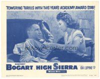 5y477 HIGH SIERRA LC #8 R52 Humphrey Bogart as Mad Dog Killer Roy Earle, sexy Ida Lupino!
