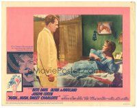 5y498 HUSH...HUSH, SWEET CHARLOTTE LC #2 '65 Joseph Cotten looks at creepy Bette Davis on bed!