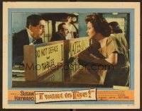 5y505 I WANT TO LIVE LC #7 '58 Susan Hayward as Barbara Graham, a party girl convicted of murder!