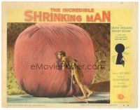 5y515 INCREDIBLE SHRINKING MAN LC #7 '57 great fx close up of tiny Grant Williams w/nail & yarn!