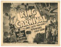 5y080 KING OF THE CARNIVAL TC '55 Republic serial, great images of circus performers!