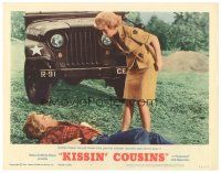 5y550 KISSIN' COUSINS LC #1 '64 hillbilly Elvis Presley thrown to ground by Cynthia Pepper!