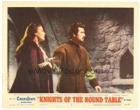 5y554 KNIGHTS OF THE ROUND TABLE LC #5 '54 Robert Taylor & sexy Ava Gardner are trapped!