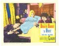5y557 LA VERITE LC '61 super sexy Brigitte Bardot in bed w/others, Henri-Georges Clouzot