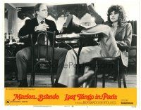 5y566 LAST TANGO IN PARIS LC #1 '73 Marlon Brando, Maria Schneider, Bernardo Bertolucci