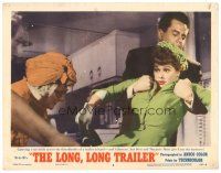 5y590 LONG, LONG TRAILER LC #6 '54 Marjorie Main helps Desi carry Lucy Ball across threshhold