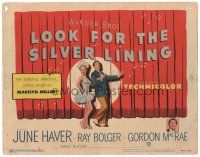 5y087 LOOK FOR THE SILVER LINING TC '49 art of June Haver & Ray Bolger dancing, Gordon MacRae