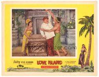 5y594 LOVE ISLAND LC #4 '52 Paul Valentine, Malcolm Beggs, sexy tropical Eva Gabor!