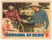 5y618 MARSHAL OF RENO LC '44 great image of Wild Bill Elliot lassoing gun from bad guy!