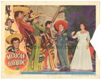5y627 MEXICAN HAYRIDE LC #2 '48 Lou Costello in Mexico singing with mariachis & Luba Malina!