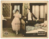 5y629 MICKEY LC '18 Mack Sennett, great image of Mabel Normand in the title role!