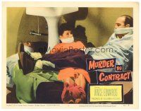 5y644 MURDER BY CONTRACT LC #5 '59 cool image of bound & gagged people in film noir thriller!