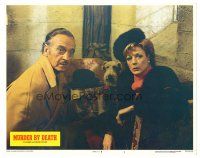 5y645 MURDER BY DEATH LC #1 '76 cool image of David Niven & Maggie Smith!