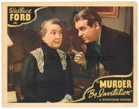 5y646 MURDER BY INVITATION LC '41 Wallace Ford & Sarah Padden, murder mystery comedy!