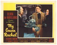 5y651 MY COUSIN RACHEL LC #5 '53 pretty Olivia de Havilland & Richard Burton!