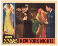 5y663 NEW YORK NIGHTS LC R38 pretty Norma Talmadge & Gilbert Roland in trouble!