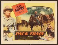 5y691 PACK TRAIN LC '53 Gene Autry & Smiley Burnette cracks a hijack attack on food train!
