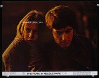 5y694 PANIC IN NEEDLE PARK color 11x14 '71 portrait of addicts Al Pacino & Kitty Wynn close up!