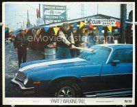 5y697 PART 2 WALKING TALL LC #4 '75 Bo Svenson as Buford Pusser smashing Camaro windshield!