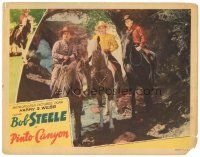 5y715 PINTO CANYON LC '40 Raymond K. Johnson directed, cowboy Bob Steele on horseback!