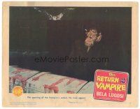 5y757 RETURN OF THE VAMPIRE LC '44 cool image of Matt Willis as werewolf & vampire's casket!