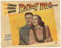 5y760 RIDING HIGH LC #8 '43 portrait of sexy Dorothy Lamour w/Dick Powell!