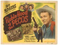 5y114 ROBIN HOOD OF THE PECOS TC R49 Roy Rogers, King of the Cowboys, Gabby Hayes