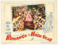 5y771 ROMANCE ON THE HIGH SEAS LC '48 1st Doris Day pictured in elaborate dance number!