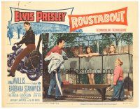 5y774 ROUSTABOUT LC #1 '64 Elvis Presley takes bath robes from naked girls showering!