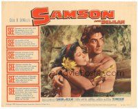 5y783 SAMSON & DELILAH LC #2 R59 Hedy Lamarr & Victor Mature, Cecil B. DeMille directed!