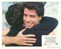 5y784 SATURDAY NIGHT FEVER R-rated LC #6 '77 great close up of John Travolta hugging his brother!