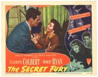 5y790 SECRET FURY LC #7 '50 Claudette Colbert, Robert Ryan, directed by Mel Ferrer!