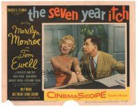 5y800 SEVEN YEAR ITCH LC #8 '55 Billy Wilder, Tom Ewell watches sexy Marilyn Monroe play piano!