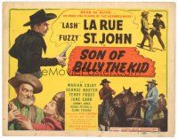 5y127 SON OF BILLY THE KID TC '49 Lash La Rue, Fuzzy St. John, he rode the plains dead or alive!