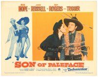 5y827 SON OF PALEFACE LC #5 '52 wacky Bob Hope tied up & held at gunpoint by sexy Jane Russell!