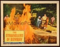 5y852 STRANGLERS OF BOMBAY LC #7 '60 Guy Rolfe, directed by Terence Fisher, Hammer!