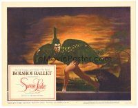 5y864 SWAN LAKE LC #2 '60 Tschaikowsky, Russian Bolshoi Ballet musical, great image of dancer!