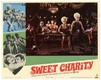 5y865 SWEET CHARITY LC #3 '69 Bob Fosse musical, image of Shirley MacLaine & dancers!