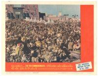 5y882 TEN COMMANDMENTS LC #7 R66 Cecil B. DeMille classic, huge caravan of freed Hebrews!