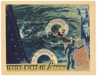 5y918 TORCHY BLANE IN PANAMA other company LC '38 great image of pretty Lola Lane swimming!