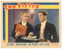 5y925 TWO FISTED LC '35 boxer Roscoe Karns & manager Lee Tracy work as servants!