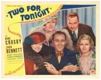 5y926 TWO FOR TONIGHT LC '35 best posed portrait of Crosby, Bennett, Thelma Todd, Boland & Overman