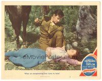 5y931 UNDERCURRENT LC #3 '46 Robert Taylor w/horse & unconscious Katharine Hepburn!