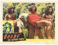 5y936 URUBU THE VULTURE PEOPLE LC #4 '48 Brazilian natives carrying unconscious white woman!
