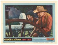 5y940 VERA CRUZ LC #6 '55 cool close up image of cowboys Gary Cooper & Burt Lancaster!