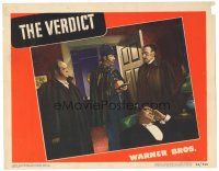 5y941 VERDICT LC #7 '46 Peter Lorre in chair, Sydney Greenstreet, Don Siegel directed!